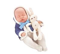 THINCAN Mignon endormi petites filles se fermant les yeux des filles blanches 30,5 cm jouet cadeau d'anniversaire pour fille habillée fête
