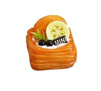 THINCAN Miniature réaliste Pâtisserie danoise Échelle 1/12 Poupées Accessoires Maison Portable Pour Jeux Créatifs et Décoration Résine Nourriture Dollhouses
