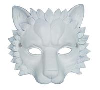 THINCAN Nouveauté Masque de Lion Visage Réaliste pour Jeu de Scène de Danse Costume Carnaval Réaliste Mauvais Visage Costume
