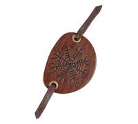 THINCAN Patchs pour les yeux de pirate médiévaux vintage en cuir gaufré Masque pour les yeux Accessoire de costume médiéval pour hommes Halloween Jeu de rôle Pirate Décoration de fête à thème