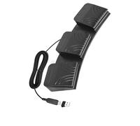 THINCAN Pédale de pied USB à 3 touches - Clavier programmable - Commandes de souris pour Gaming Factory - Fonctionnement à la machine - Clavier réglable - Pédale d'action
