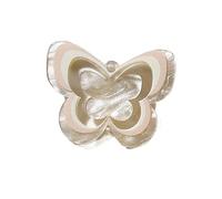THINCAN Pendentif papillon exquis en acrylique idéal pour la fabrication de bijoux piège en acrylique Porte-papillons avec cerceaux Colliers