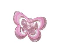 THINCAN Pendentif papillon exquis en acrylique idéal pour la fabrication de bijoux piège en acrylique Porte-papillons avec cerceaux Colliers