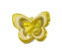 THINCAN Pendentif papillon exquis en acrylique idéal pour la fabrication de bijoux piège en acrylique Porte-papillons avec cerceaux Colliers