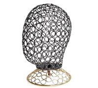 THINCAN Perruques d'art créatif en fer debout mannequins de vitrine cavernes porte-chapeaux en fer convient pour présenter des perruques chapeaux et accessoires