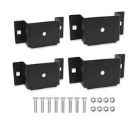 THINCAN Pinces de poche solides pour camion - Revêtement anti-glissement - Design pré-percé - Convient pour les remorques à plateau - 2 x 4 - Support en bois givré antidérapant
