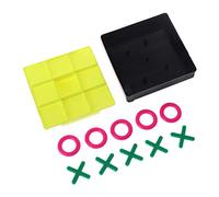 THINCAN Plastic O X Toy Jeu d'échecs pour enfants Cerveau Teaser Bébé Éducat précoce