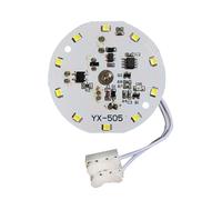 THINCAN Platine de plafonnier LED intelligente 5 W 220 V avec reconnaissance vocale pour l'éclairage à la maison. Utilisez la durée de vie et les commandes d'éclairage pour une longue durée de vie.