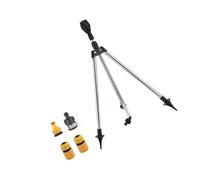 THINCAN Plusieurs systèmes d'arroseur sur trépied 90 180 ° 360 ° Couvercle de pulvérisation réglable pour grand lit de jardin Installation rapide Trépied d'extérieur Arroseur