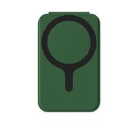 THINCAN Porte-carte magnétique compact non glissant - Rangement facile pour la poche pour téléphone 16 15 14 13 Portefeuille magnétique élégant, vert