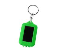 THINCAN Porte-clé à énergie solaire Lampe de poche Portable Brûleur solaire Extérieur Porte-clés solaire Texture plastique Parfait pour les besoins d'éclairage