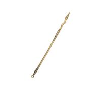 THINCAN Porte-clés en cuivre fait à la main Miniature lance de serpent Accessoire Inspiré du bord de l'eau Œuvre d'art pour la décoration ou la hauteur de couche pour les fêtes à thème