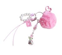 THINCAN Porte-clés orné de perles multi-usages - Tendance - Sphère de perles - Acrylique - Décoration de sac