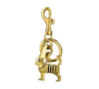 THINCAN Porte-clés portable en forme de chat ornement pour les créateurs de tendances et toute personne qui cherche un accessoire de déclaration de style caractéristique, or, taille unique