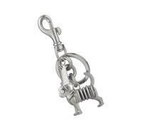 THINCAN Porte-clés portable en forme de chat ornement pour les créateurs de tendances et toute personne qui cherche un accessoire de déclaration de style caractéristique, Argent (Silver), taille