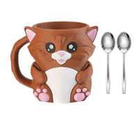 THINCAN Porte-gobelet de traitement isolé avec surprise Snacks Plateau en forme d'animal Organisateurs de dessert pour les amateurs de glace Support de glace pour la maison