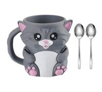 THINCAN Porte-gobelet de traitement isolé avec surprise Snacks Plateau en forme d'animal Organisateurs de dessert pour les amateurs de glace Support de glace pour la maison
