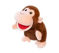 THINCAN Poupée douce 3D Jungle Animal Main Poupée Poupée Noël Goodie Bagfiller Enfants Interaction Histoires Raconter Jouet Props de scène