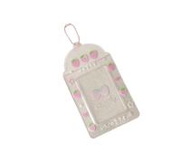 THINCAN Protection pour cartes de 7,3 cm - En PVC imperméable - Pour cartes et photos, fraise