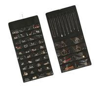 THINCAN Rangement de bijoux d'armoire portable 48 poches Organisateurs muraux Accessoires ménagers pour divers bijoux