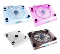 THINCAN Refroidisseur USB pour ordinateur portable - Grand ventilateur LED - Base de base - Support pour ordinateur portable 15"