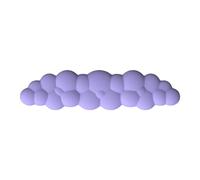 THINCAN Repose-clavier en plastique et tapis de souris Accessoires de station de travail confortables pour les jeux de travail de bureau et utilisation à domicile à long terme Aide au tapotement