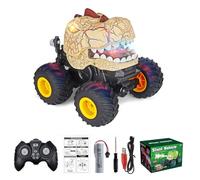 THINCAN REPRUPS FINDENT Stont Jouet de voiture avec télécommande Jouet dinosaure avec oscillation du corps Clignotant LED Jouet pour tous les âges