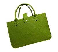 THINCAN Sac à bandoulière compact Construction pratique Panier en feutre Sac à jouets pliable Entretien facile Utilisation quotidienne, Vert armée