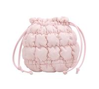 THINCAN Sac matelassé élégant pour femmes Coque sphérique avec cordon Sac à bandoulière spacieux pour l'école de travail Activités de plein air Épaule, a