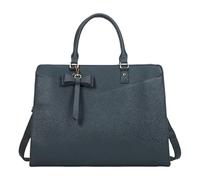 THINCAN Sac pour ordinateur portable pour femme Sac à bandoulière en cuir PU Sac à main pour bureau d'affaires Sac à main Ordinateur Sac à main léger Top Portefeuille élégant Affaires, vert foncé