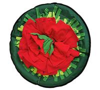 THINCAN Snuffle Jouet pour chien avec fleurs fourrées Résistant à la mastication Doux