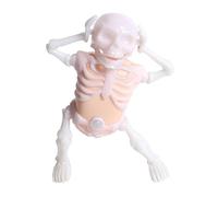 THINCAN Squelette musical d'Halloween avec lumière cool musique tableau d'Halloween modèle squelette jouet interactif pour enfants