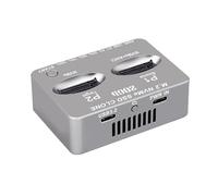 THINCAN Station d'accueil double baies NVME Solid States Diskon Clone USB3.2 Type C States Anstreifer Lecteur NVME Boîtier de disque dur externe