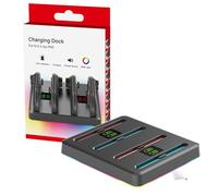 THINCAN Station de chargement double manette avec effets d'éclairage colorés pour la technologie NS2 Fast