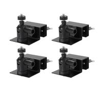 THINCAN Support de gouttière polyvalent 2/4 pièces pour panneau solaire Installation facile Haute vue Matériaux en alliage d'aluminium robuste Solutions d'énergie pour la maison
