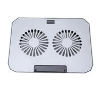 THINCAN Support de refroidissement silencieux pour ordinateur portable 2 ventilateurs silencieux pour cahiers jusqu'à 17 pouces hauteur réglable et port USB