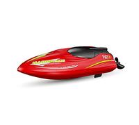 THINCAN Télécommande de bateau Jouet à grande vitesse 2 4 GHz Moteur puissant Bateau de course pour lac Piscine Enfants Garçon Cadeau électronique