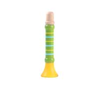 THINCAN Trompette en bois sûre pour enfants Jouet musical Early Learning Instrument pour la stimulation sensorielle Design multicolore Compétences motrices fines Jouet musical