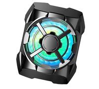 THINCAN Ventilateur de refroidissement pour téléphone avec effet de lumière bleue 3 vitesses Refroidisseur réglable avec ventilateur de refroidissement à faible bruit Radiateur magnétique Portable