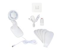 THINCAN Ventilateur de refroidissement USB Power Wall avec télécommande, minuterie 8H, 4 vitesses, amovible pour l'intérieur, ventilateur mural silencieux