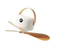 THINCAN Ventilateur portable à 3 suspensions alimenté par USB Conception à faible bruit pour les petits espaces