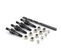 THINCAN Vis de fixation universelles en acier au carbone de taille moyenne pour voiture Installation facile pour 1/5 1/7 1/8 1/10 pour voitures