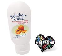 ThingamaJungle Stitcher's Lotion - Pêche, tube de 56,7 g - Plus amusant autocollant décoratif pour couturier