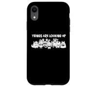 Things are Looking Up - Motif Monstre Mignon et Amusant pour Halloween Coque pour iPhone XR