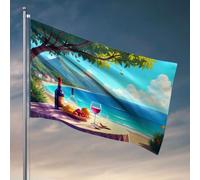 Things For Boys Room A Table With Wine, Fruit, And A View Of The Ocean. Drapeaux pour chambre à coucher et décoration de terrasse (30 x 45 cm)