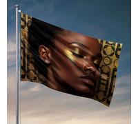 Things For Boys Room Golden Patterns Orner The Background. Drapeaux pour chambre à coucher Décoration de terrasse (60 x 90 cm)