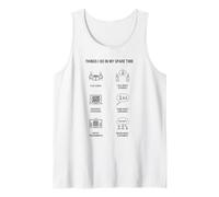 Things I Do in My Spare Time - Amoureux des échecs Débardeur