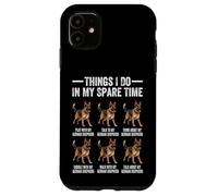 Things I Do in My Spare Time Berger Allemand Papa Maman Coque pour iPhone 11