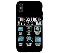 Things I Do in My Spare Time Books Geek Bibliothèan Bookworm Coque pour iPhone X/XS