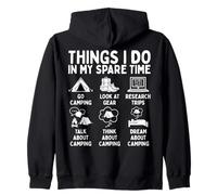 Things I Do in My Spare Time Camping Lover Sweat à Capuche